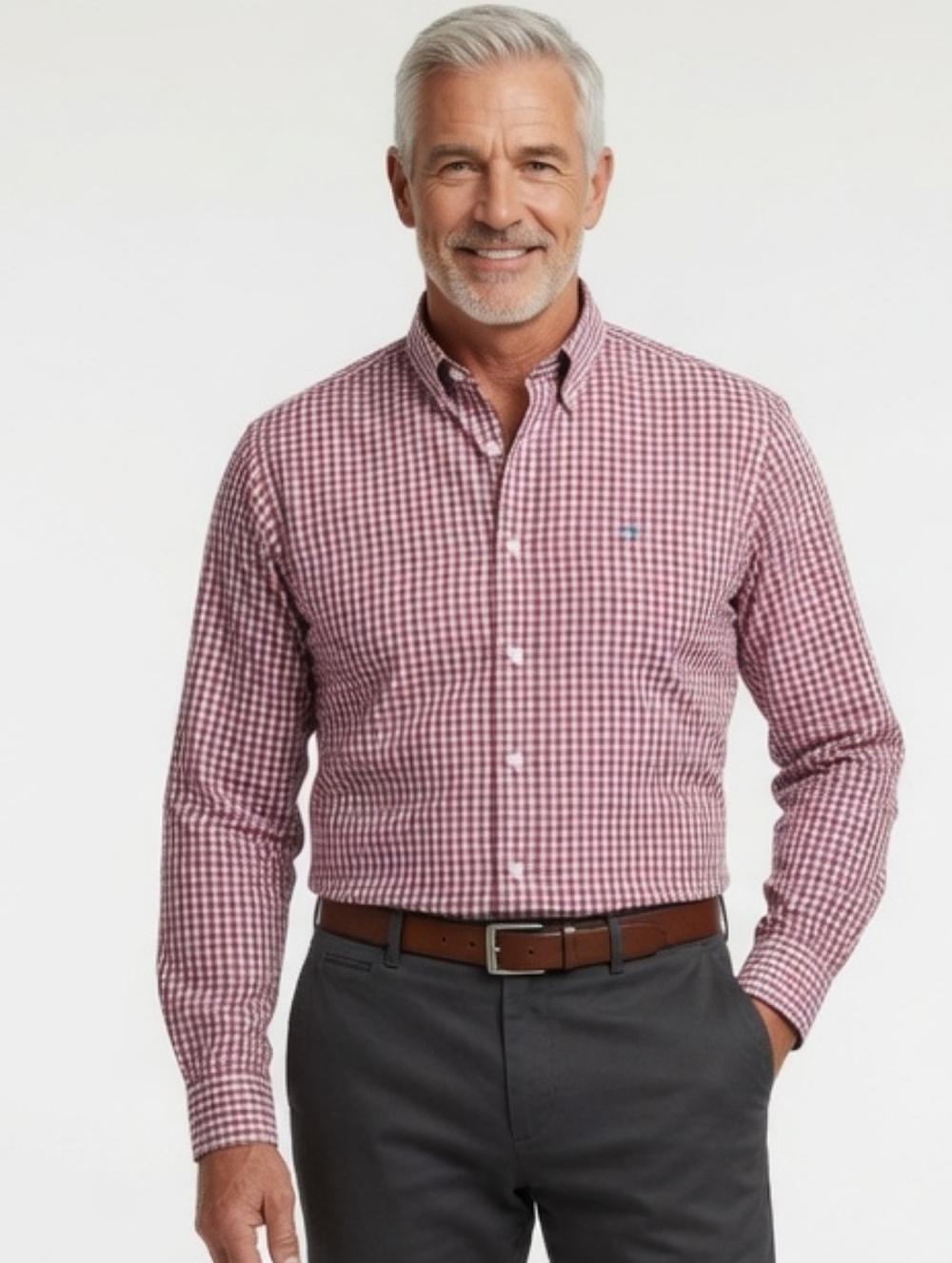 Southern Tide Mens's Red Checkered Button Up (SIZE:XL)